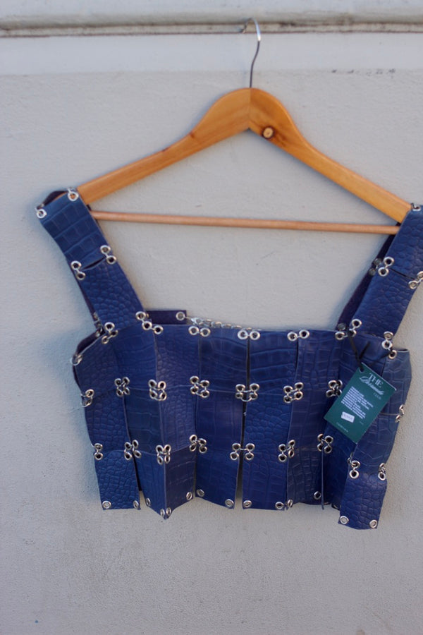Parranda Top - azul croco