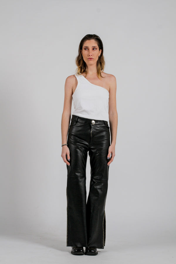 Leather Pant Bordado