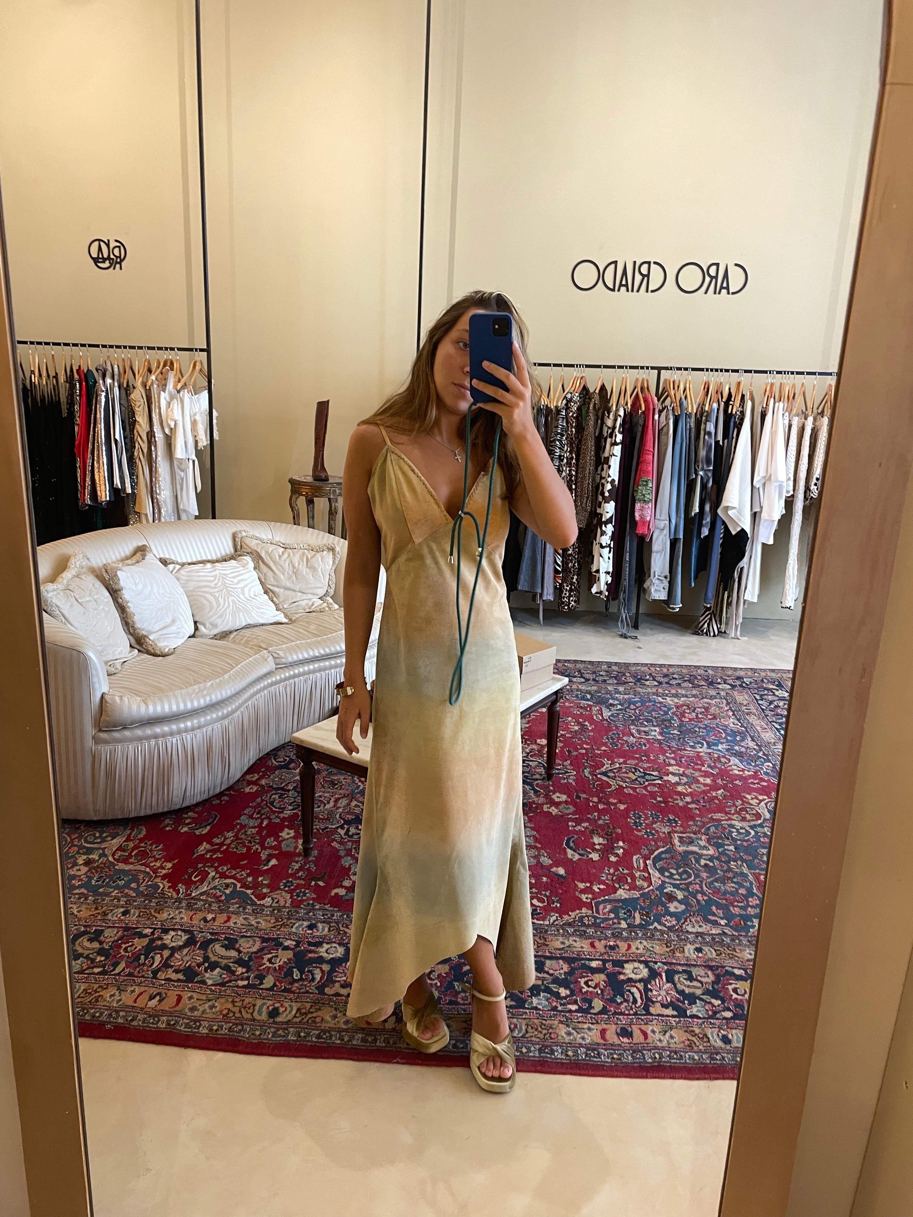 Arcoiris Suede Dress