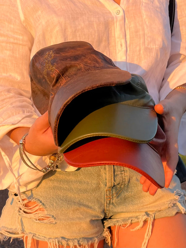 Tero caps - 100% leather