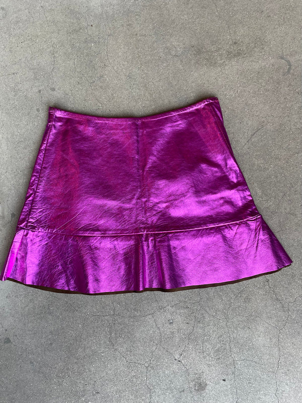 Flare Skirt - Rosa metal