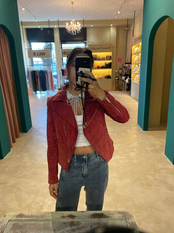 Chaqueta gamuza Bordeaux - UNICA